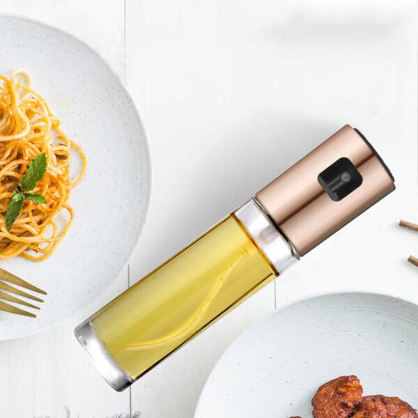 BBQ Healthy Kitchen Cooking Oil Vinegar Spray Bottle Push Type Oil Spray BottlePump Oil Tank Leakproof BBQ Sprayer BBQ Tools Kitchen Gadgets - Image 9