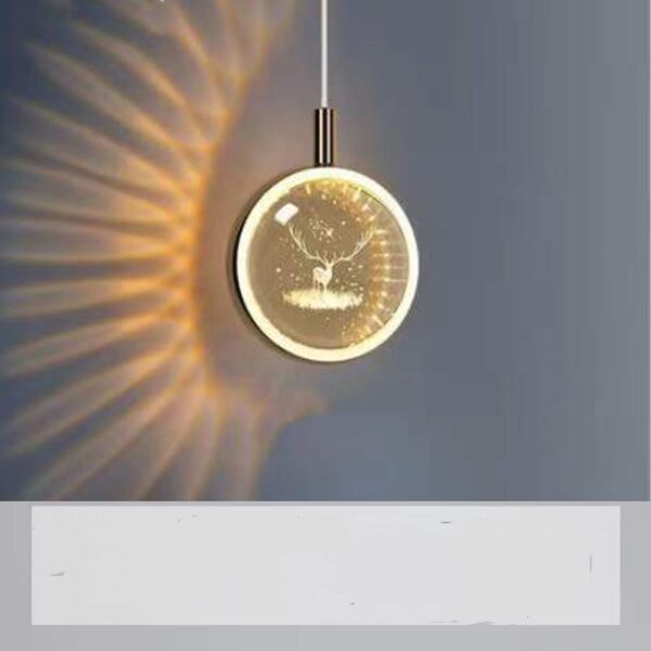 Bedroom Headboard Crystal Chandelier Restaurant Cafe Art Nordic Style Single Head - Image 6