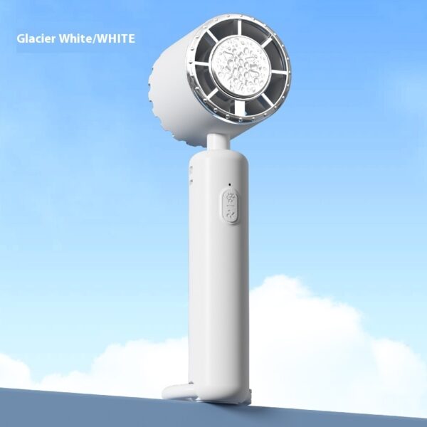 Portable Ice Compress Small Handheld Fan USB Rechargeable Cooling Fan - Image 4