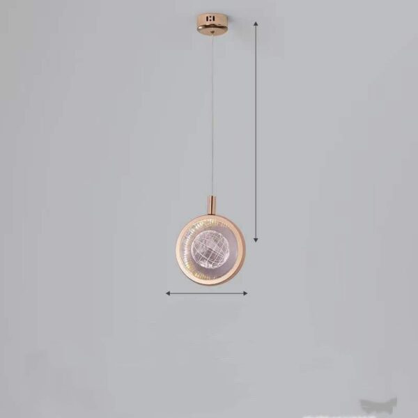 Bedroom Headboard Crystal Chandelier Restaurant Cafe Art Nordic Style Single Head - Image 7