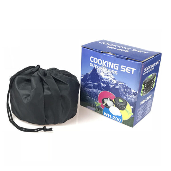 Outdoor Camping Pot Portable Combination 9 Piece Set - Image 6