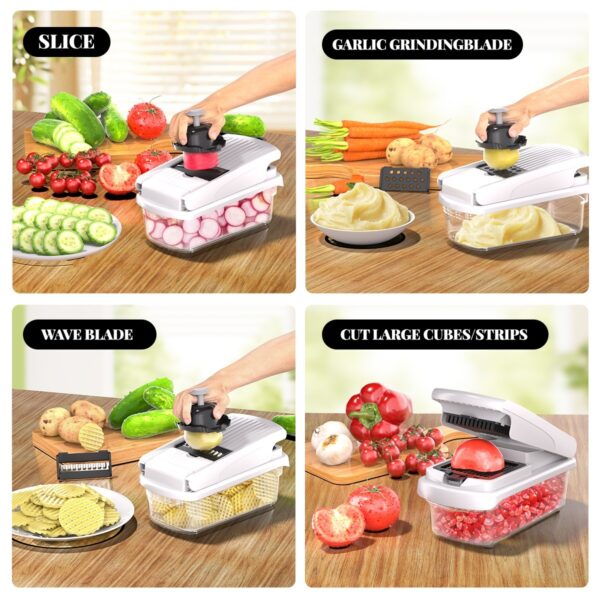 Household Multi-function Vegetable Chopper Kitchen 15-in-one - Image 3