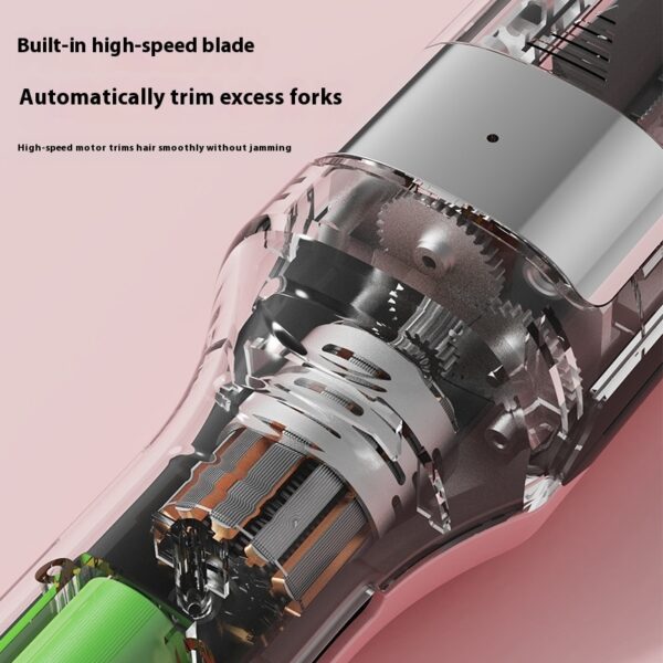 Hair Ends Trimmer Split Remover Dry Damaged Brittle Professional Automatic Trim Split For Women Cordless Hair Cutting Machine - Image 8