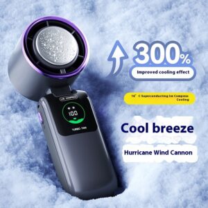 ICE High-speed Fan Semiconductor Refrigeration Handheld Fan