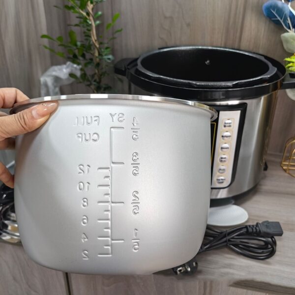 6L Electric Pressure Cooker Multi-functional Large Capacity Rice Cooker - Image 4