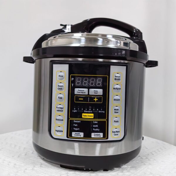 6L Electric Pressure Cooker Multi-functional Large Capacity Rice Cooker - Image 2