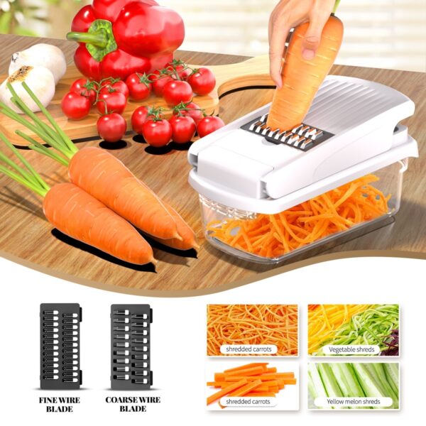 Household Multi-function Vegetable Chopper Kitchen 15-in-one - Image 9